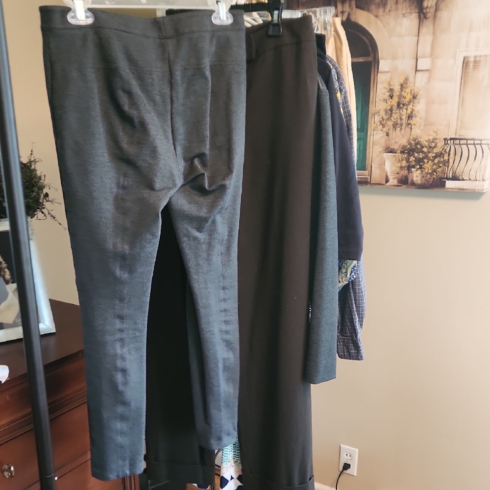 Chic Dark Gray Pants - image 2
